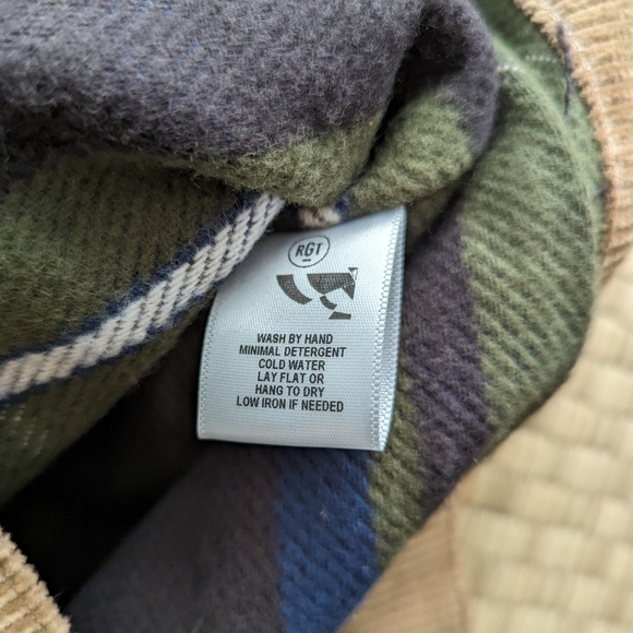 BRAND NEW RGT Rogue Territory Lined Corduroy Supply Jacket Tan Mens Size XL $425 - Picture 4 of 7